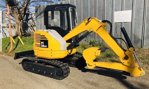 Аренда мини-экскаватора Komatsu PC28UU-2Е