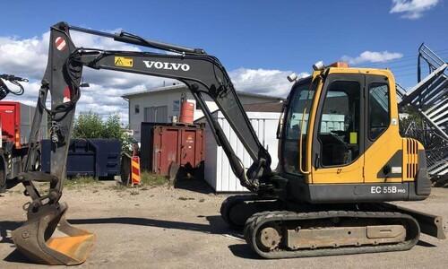Аренда мини-экскаватора Volvo EC 55B Pro